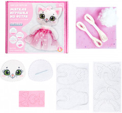 Набор для изготовления игрушки из фетра «Кисонька» - Фото 2