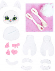 Набор для изготовления игрушки из фетра «Кисонька» - Фото 3