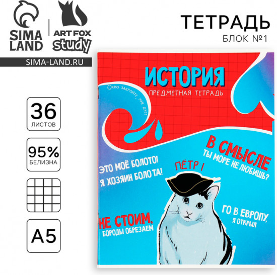 Тетрадь предметная «Мемы. История»