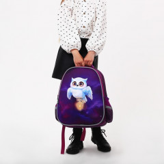 Рюкзак школьный «Сова с лампой» - Фото 9