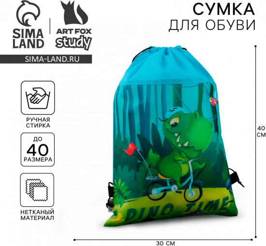Мешок для обуви «Dinotime»