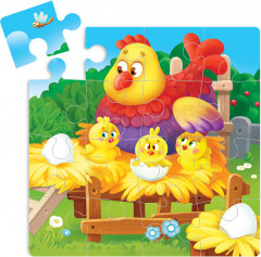 Пазл «Курочка» - Фото 1