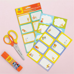 Набор бумажных наклеек для маркировки школьных принадлежностей «Веселые друзья» - Фото 5