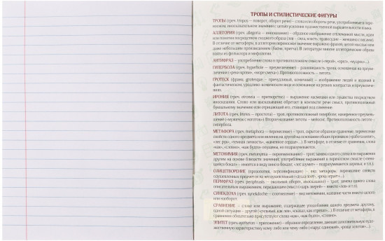 Тетрадь предметная «Кеды. Литература»