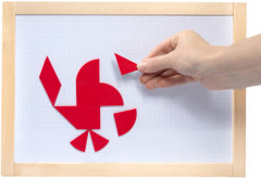 Игра магнитная головоломка танграм «Сердце» - Фото 5