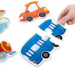 Пазлы-контуры мягкие «Транспорт» - Фото 4