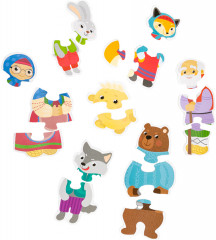 Пазлы-контуры мягкие «Колобок» - Фото 3