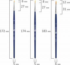 Набор кистей художественных - Фото 5