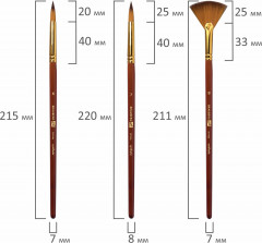 Набор кистей художественных - Фото 7