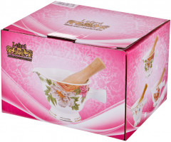 Ступка с пестиком (16×11×9 см) - Фото 1