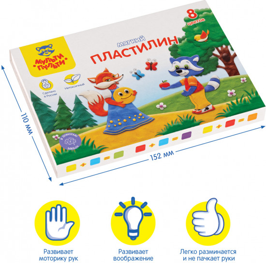 Пластилин «Енот в сказке»
