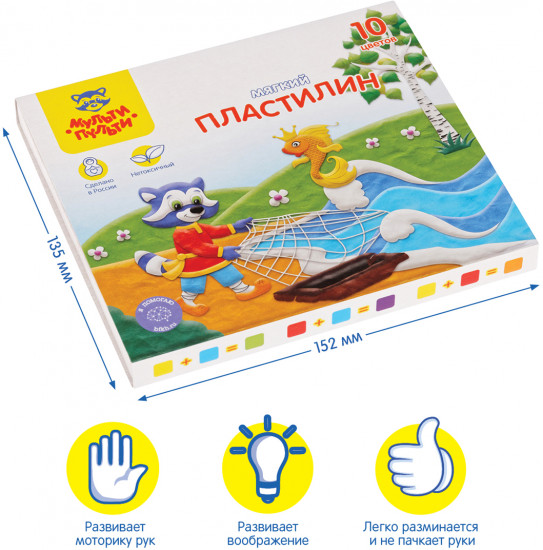 Пластилин «Енот в сказке»