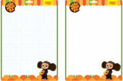 Доска для рисования с маркером двухсторонняя «Чебурашка» - Фото 1