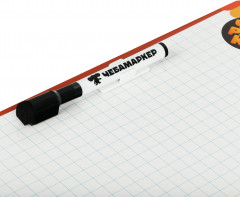 Доска для рисования с маркером двухсторонняя «Чебурашка» - Фото 8