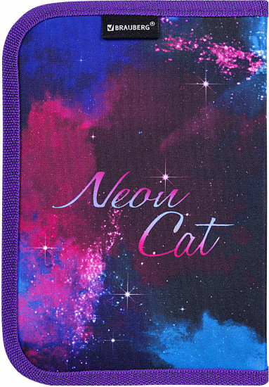Пенал школьный «Neon cat»