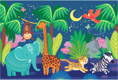 Пазл «Ночные джунгли» - Фото 1