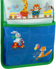 Кармашки-органайзер в шкафчик для детского сада «Веселый транспорт» - Фото 3