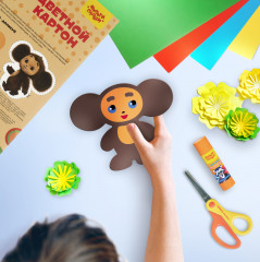 Набор цветного картона «Чебурашка» - Фото 3