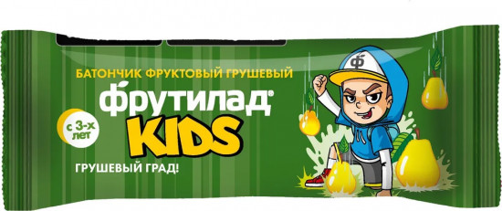 Батончик фруктовый со вкусом груши «Фрутилад KIDS Грушевый град»