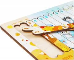 Пазл деревянный-палочки «Времена года» - Фото 4