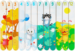 Пазл деревянный-палочки «Времена года» - Фото 2