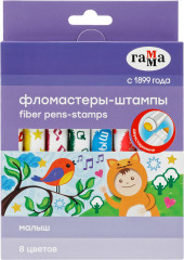 Фломастеры-штампы двусторонние - Фото 5