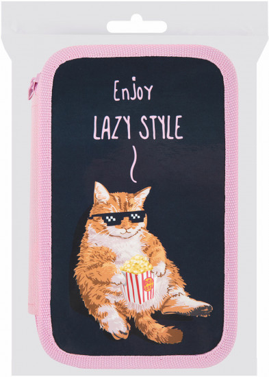 Пенал школьный «Lazy cat»