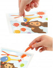 Фреска-картина из песка «Чебурашка» - Фото 4