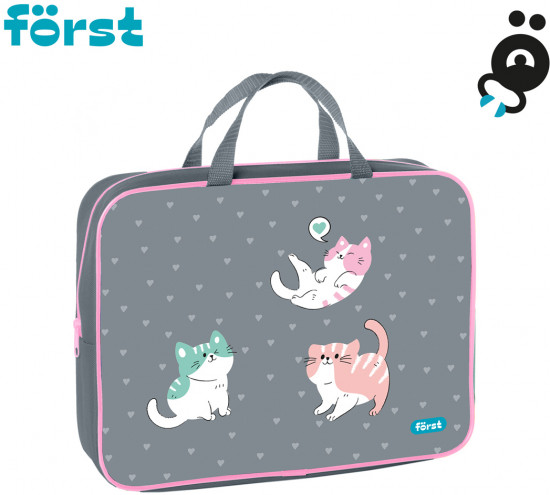Папка текстильная с ручками «Kittens»