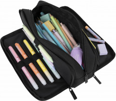 Пенал школьный «Total black» - Фото 1