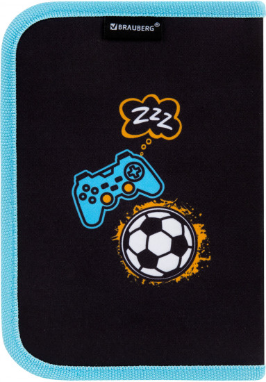 Пенал школьный «Play sleep repeat»
