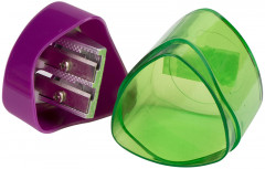 Точилка пластиковая «DoubleColor», в ассортименте - Фото 1