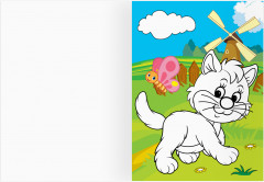 Раскраска «В деревне» - Фото 1