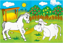 Раскраска «В деревне» - Фото 8