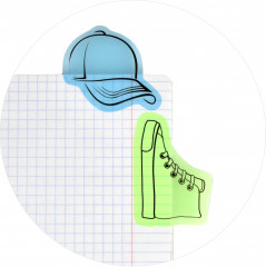 Набор стикеров-закладок пластиковых для заметок «Teenage 5» - Фото 1