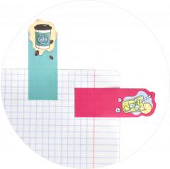 Набор стикеров-закладок бумажных «Напитки» - Фото 1