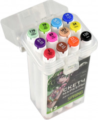 Набор скетчмаркеров двусторонних «Весна» - Фото 1