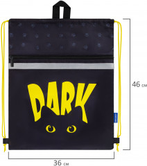 Мешок для обуви «Dark cat» - Фото 5