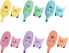 Набор текстовыделителей «Cute cats pastel» - Фото 2