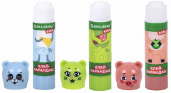 Набор клей-карандашей «Зверята» - Фото 3