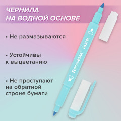 Набор текстовыделителей двусторонних «Twin pastel» - Фото 12
