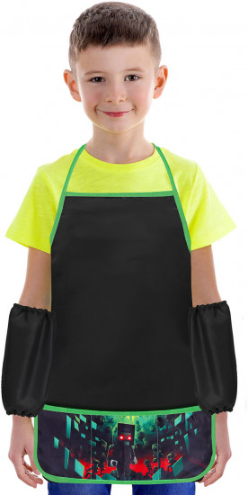 Фартук с нарукавниками «Night warrior»