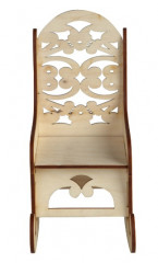 Заготовка для декорирования «Кресло резное», сборная конструкция - Фото 1