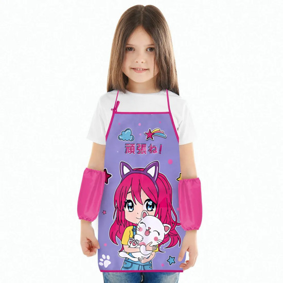 Фартук с нарукавниками «Anime hugs»