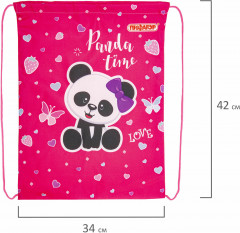 Мешок для обуви «Panda time» - Фото 5
