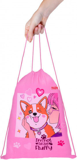 Мешок для обуви «Fluffy akita»