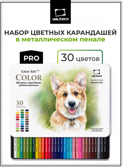 Набор карандашей цветных профессиональных «GrafArt Pro»