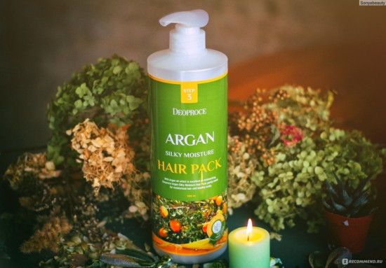 Маска для волос с маслом арганы «Silky Moisture Hair Pack»