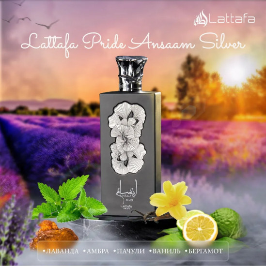 Парфюмерная вода «Ansaam Silver»