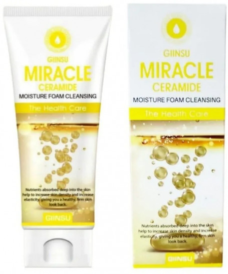 Пенка для лица с керамидами «Miracle Ceramide Moisture Foam Cleansing»